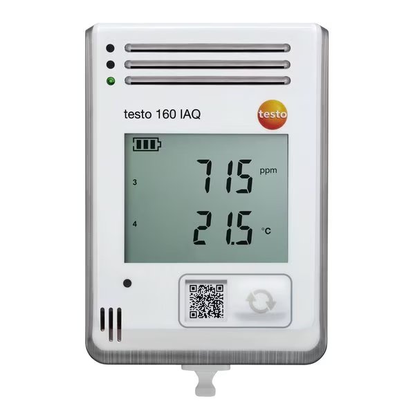160 Iaq Wi-Fi Data Logger Temperature, Humidity, Co2, Pressure, Testo, Mfr#: 0572 2014